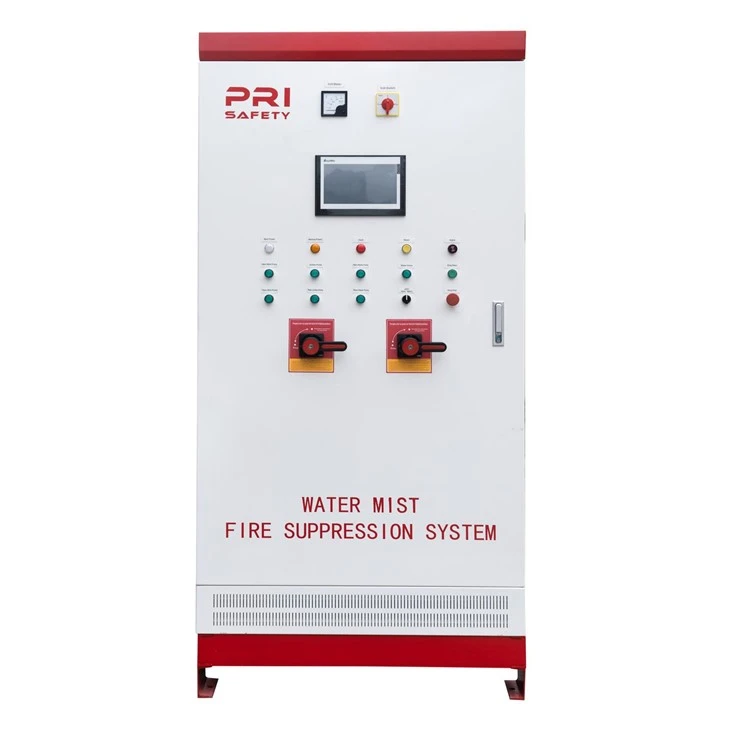 Eco-Friendly NFPA 750 Water Mist System High Pressure Water Mist Fire Extinguishing System For Commercial Buildings